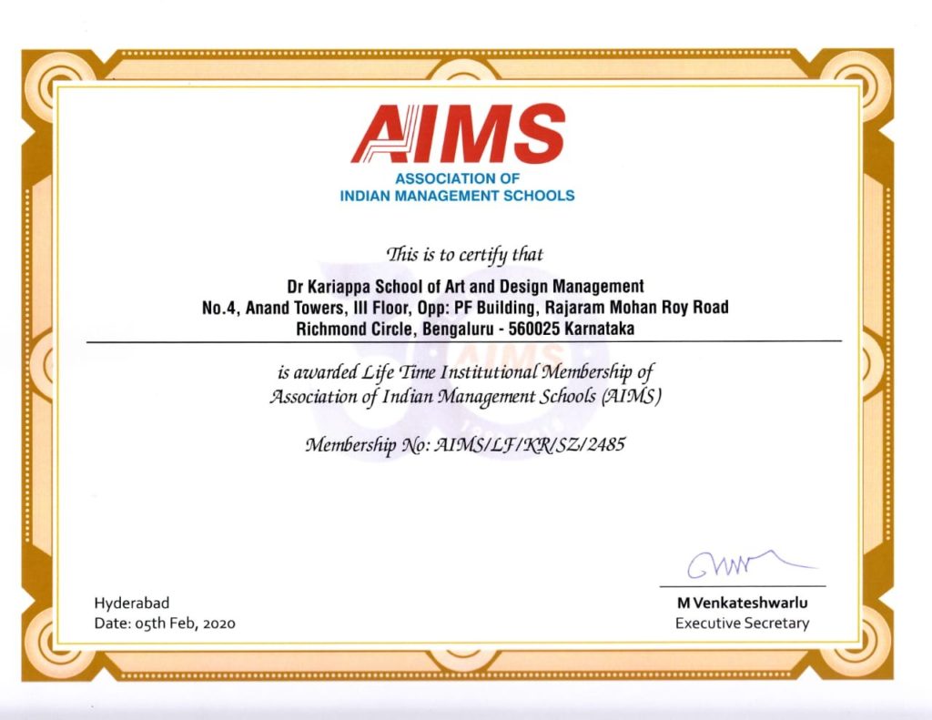 Life Time Institutional Membership of AIMS